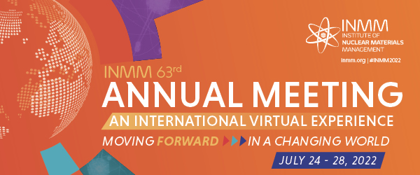 INMM 63rd Annual Meeting banner